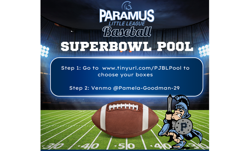 PJBL Super Bowl Pool Fundraiser